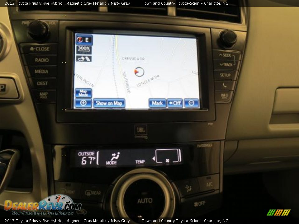 2013 Toyota Prius v Five Hybrid Magnetic Gray Metallic / Misty Gray Photo #13