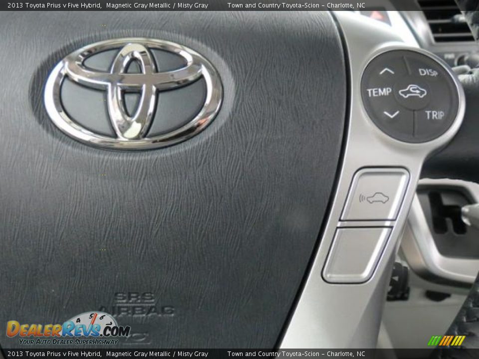2013 Toyota Prius v Five Hybrid Magnetic Gray Metallic / Misty Gray Photo #16