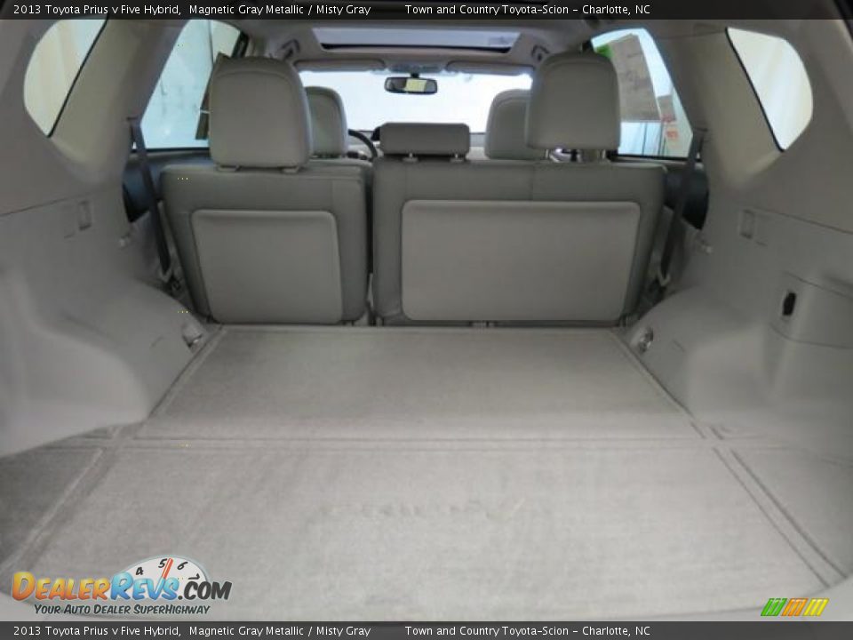 2013 Toyota Prius v Five Hybrid Magnetic Gray Metallic / Misty Gray Photo #17