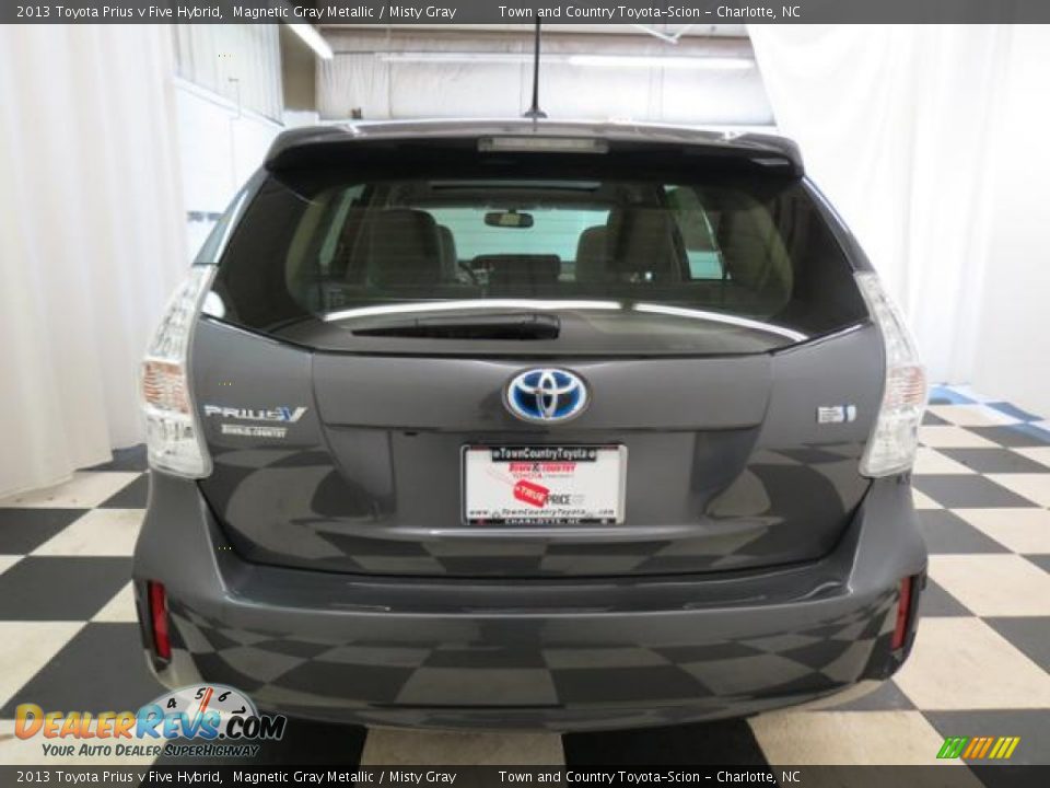 2013 Toyota Prius v Five Hybrid Magnetic Gray Metallic / Misty Gray Photo #19