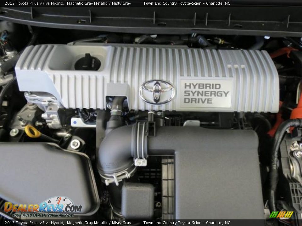 2013 Toyota Prius v Five Hybrid Magnetic Gray Metallic / Misty Gray Photo #21