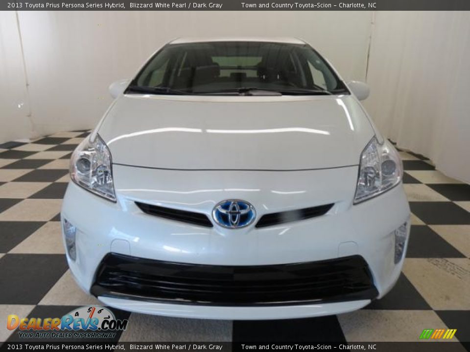 2013 Toyota Prius Persona Series Hybrid Blizzard White Pearl / Dark Gray Photo #2