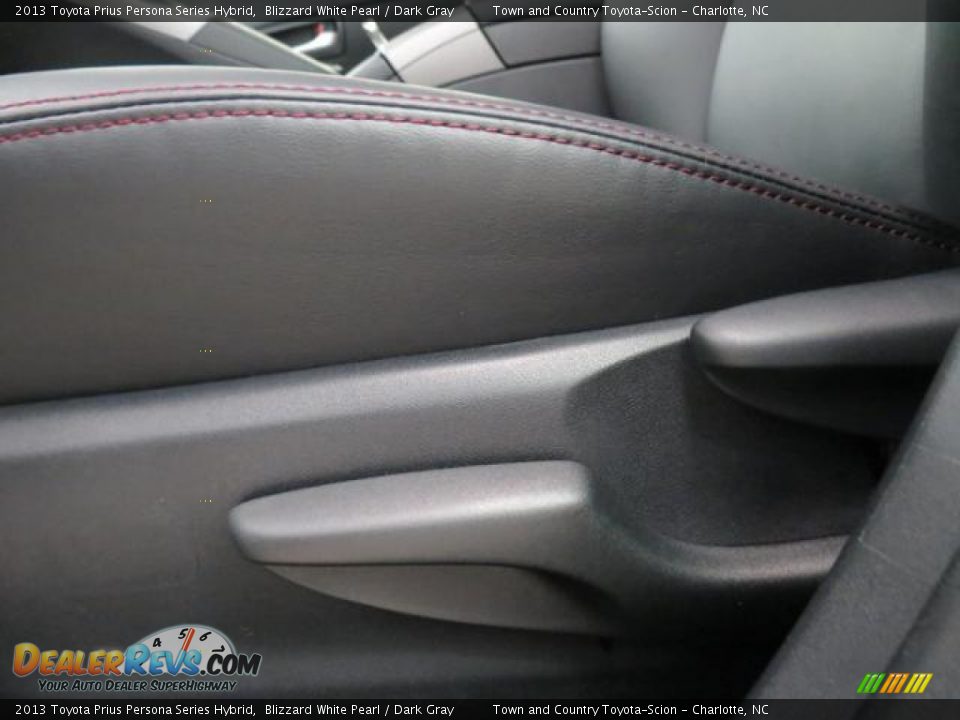 2013 Toyota Prius Persona Series Hybrid Blizzard White Pearl / Dark Gray Photo #9