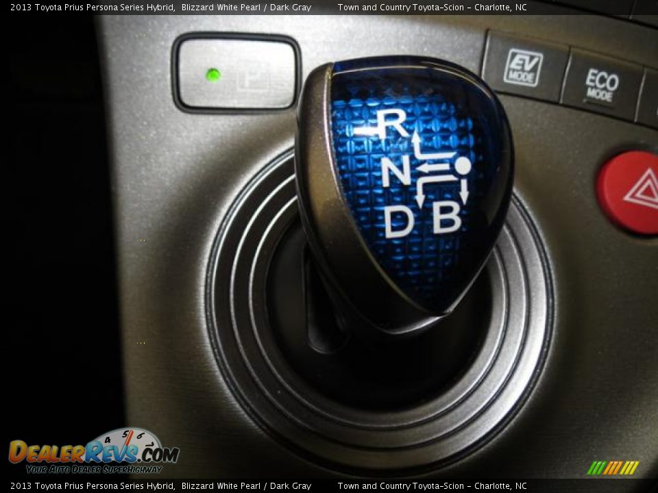 2013 Toyota Prius Persona Series Hybrid Blizzard White Pearl / Dark Gray Photo #13