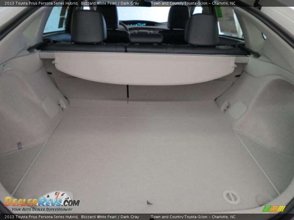 2013 Toyota Prius Persona Series Hybrid Blizzard White Pearl / Dark Gray Photo #16