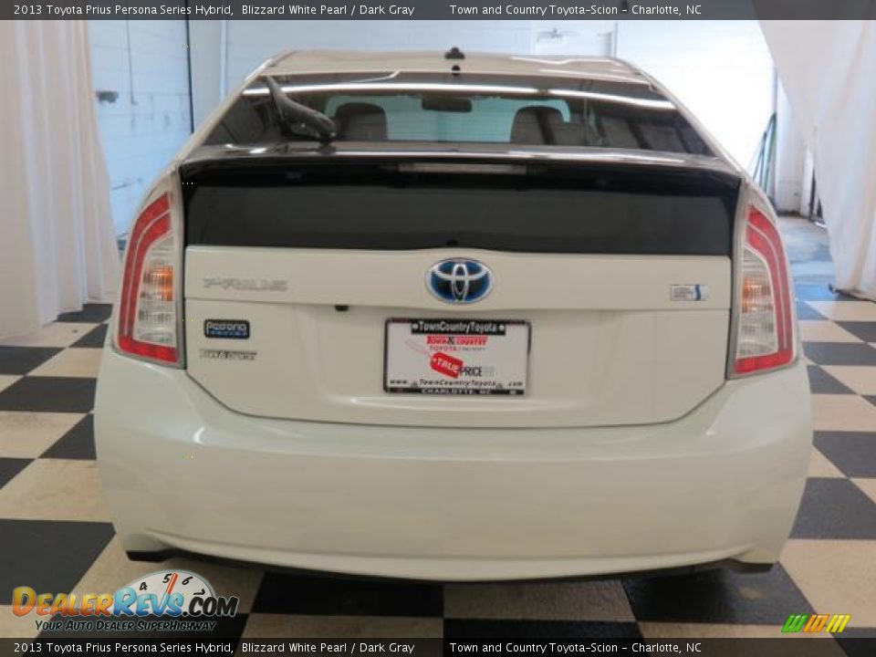 2013 Toyota Prius Persona Series Hybrid Blizzard White Pearl / Dark Gray Photo #18