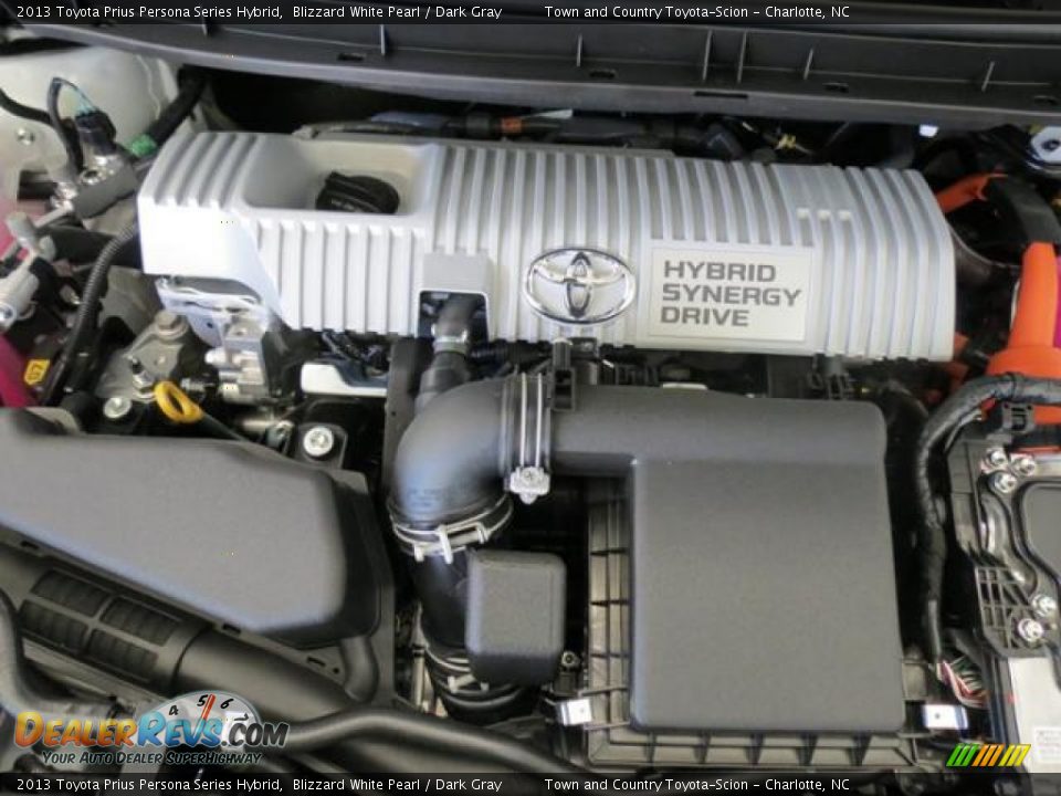 2013 Toyota Prius Persona Series Hybrid Blizzard White Pearl / Dark Gray Photo #20
