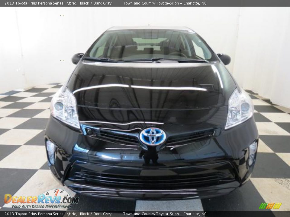 2013 Toyota Prius Persona Series Hybrid Black / Dark Gray Photo #2