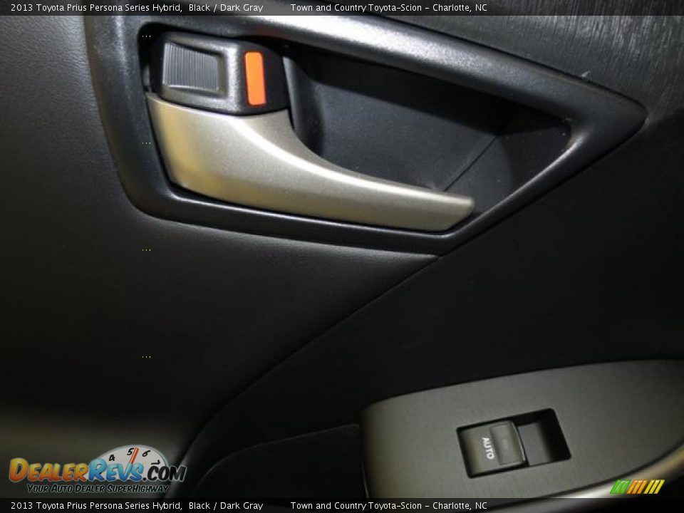 2013 Toyota Prius Persona Series Hybrid Black / Dark Gray Photo #7