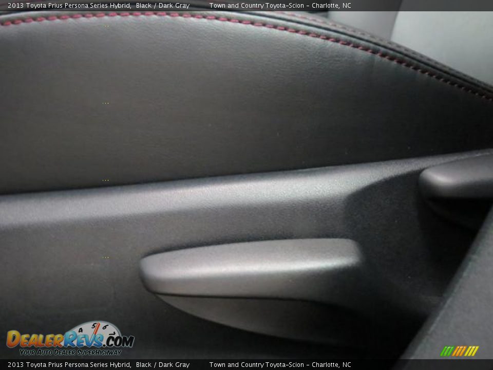 2013 Toyota Prius Persona Series Hybrid Black / Dark Gray Photo #9