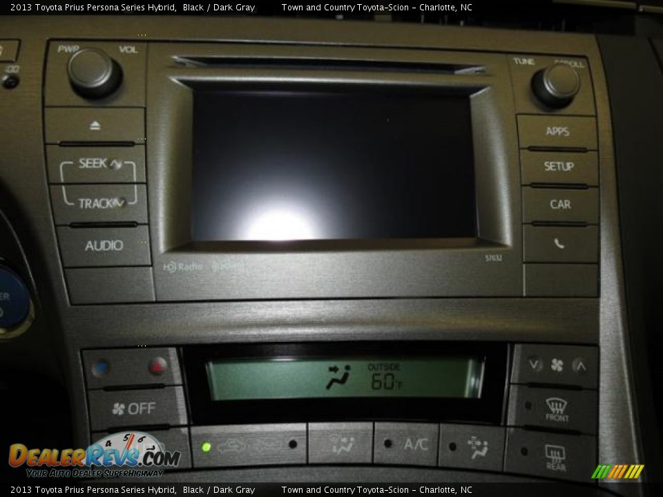 Controls of 2013 Toyota Prius Persona Series Hybrid Photo #12