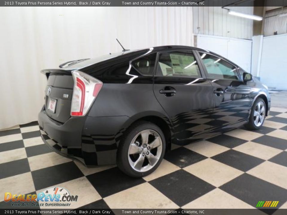 2013 Toyota Prius Persona Series Hybrid Black / Dark Gray Photo #17