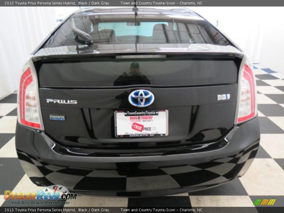 2013 Toyota Prius Persona Series Hybrid Black / Dark Gray Photo #18