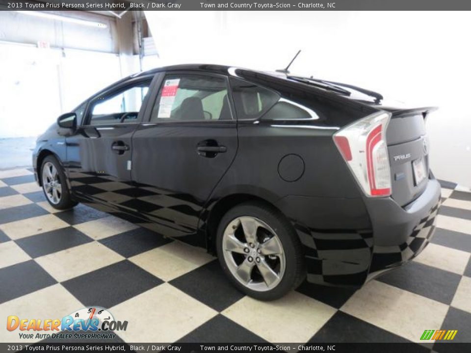 2013 Toyota Prius Persona Series Hybrid Black / Dark Gray Photo #19
