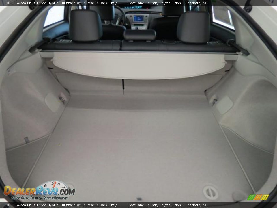 2013 Toyota Prius Three Hybrid Blizzard White Pearl / Dark Gray Photo #16