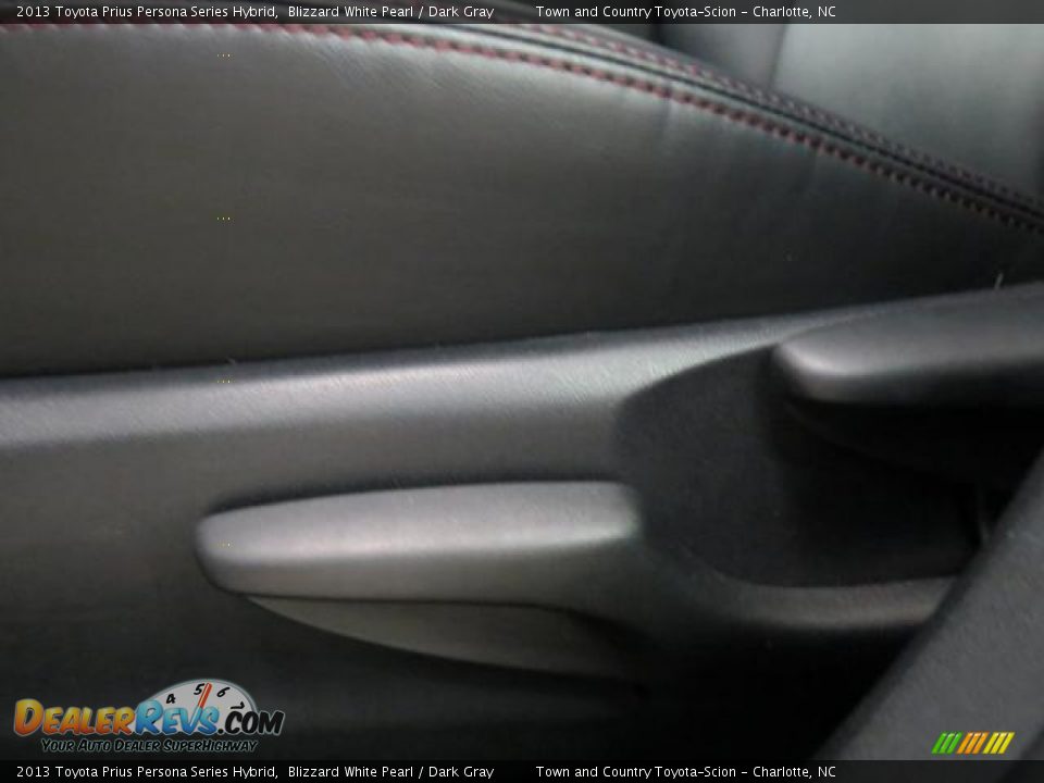 2013 Toyota Prius Persona Series Hybrid Blizzard White Pearl / Dark Gray Photo #9