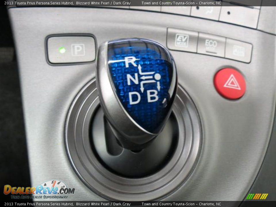 2013 Toyota Prius Persona Series Hybrid Blizzard White Pearl / Dark Gray Photo #13