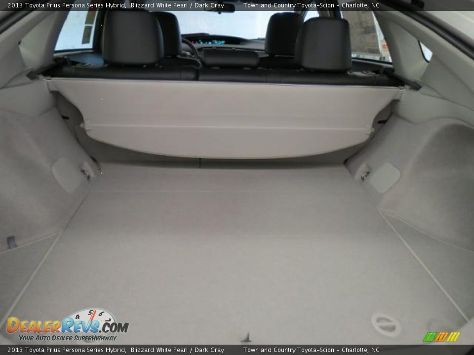 2013 Toyota Prius Persona Series Hybrid Blizzard White Pearl / Dark Gray Photo #16
