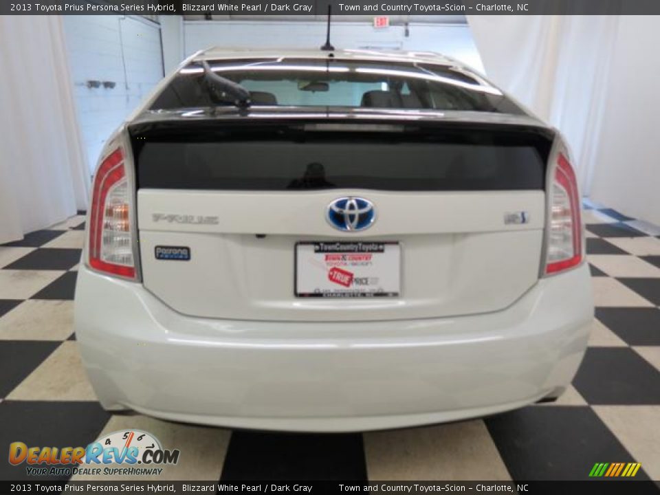 2013 Toyota Prius Persona Series Hybrid Blizzard White Pearl / Dark Gray Photo #18