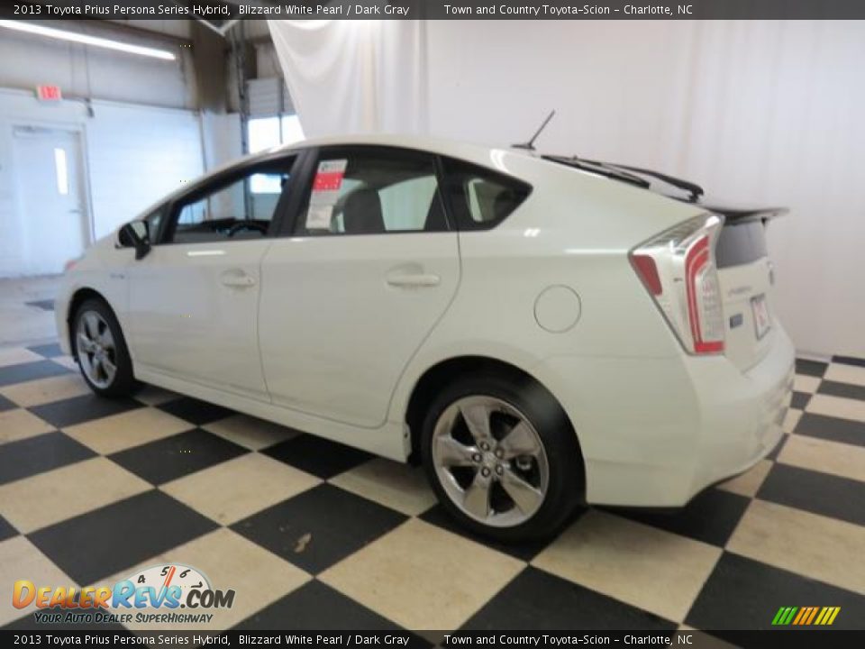 2013 Toyota Prius Persona Series Hybrid Blizzard White Pearl / Dark Gray Photo #19