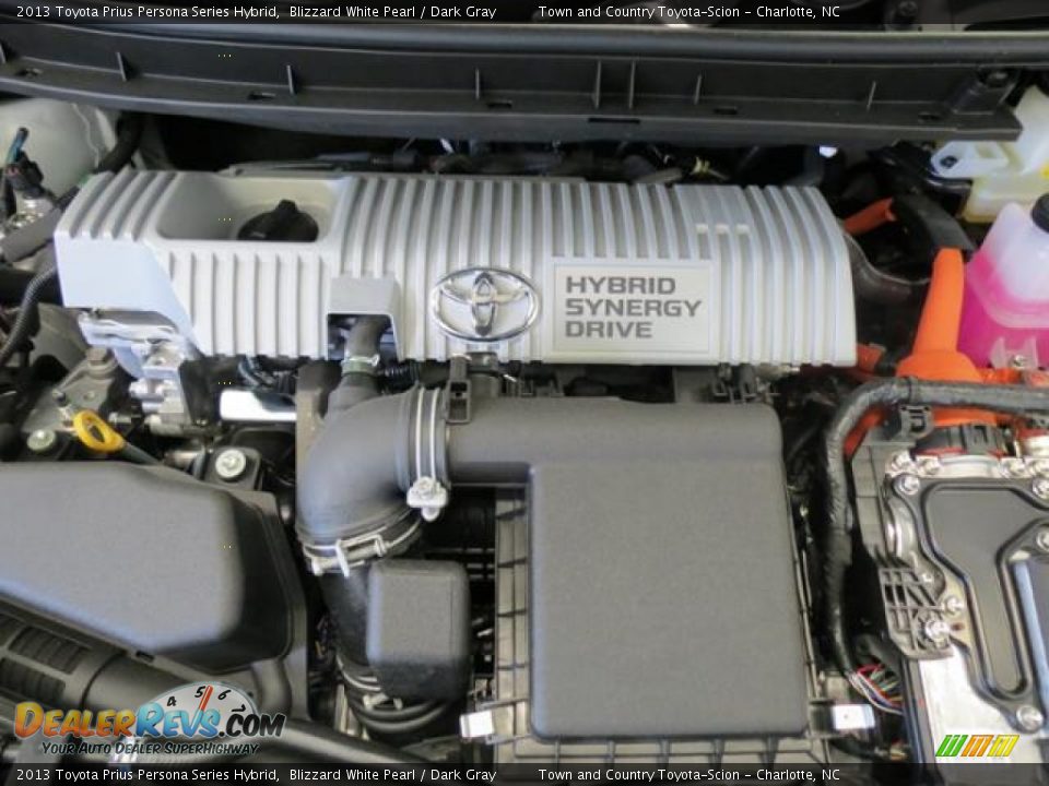 2013 Toyota Prius Persona Series Hybrid Blizzard White Pearl / Dark Gray Photo #20