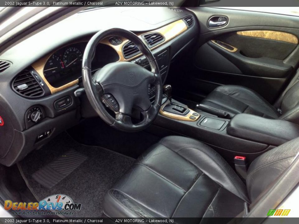 Charcoal Interior - 2002 Jaguar S-Type 3.0 Photo #17