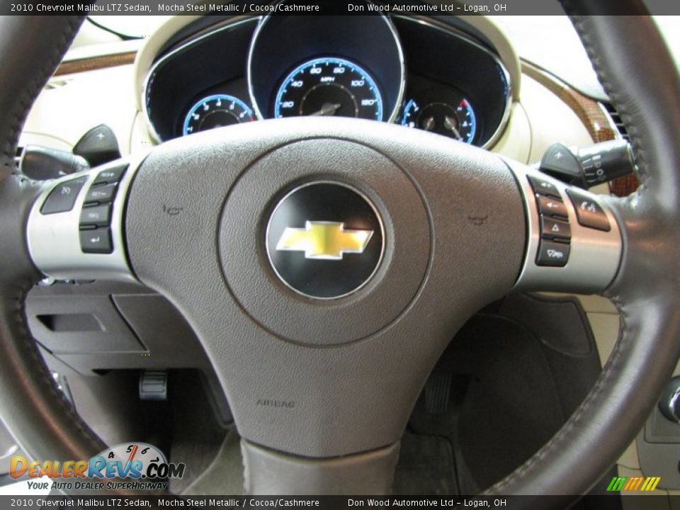 2010 Chevrolet Malibu LTZ Sedan Mocha Steel Metallic / Cocoa/Cashmere Photo #14