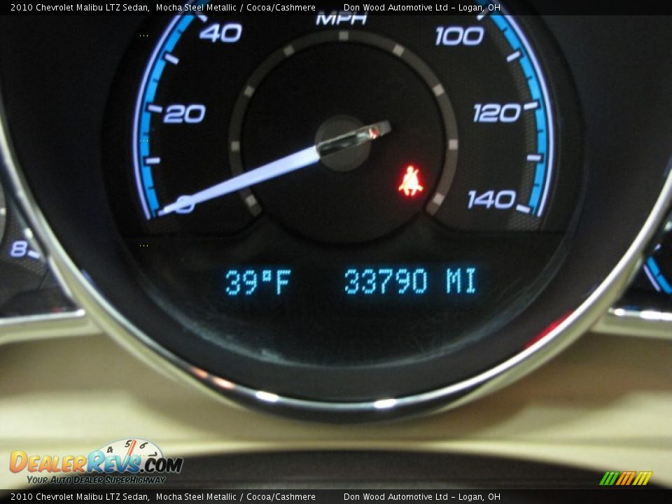 2010 Chevrolet Malibu LTZ Sedan Mocha Steel Metallic / Cocoa/Cashmere Photo #20