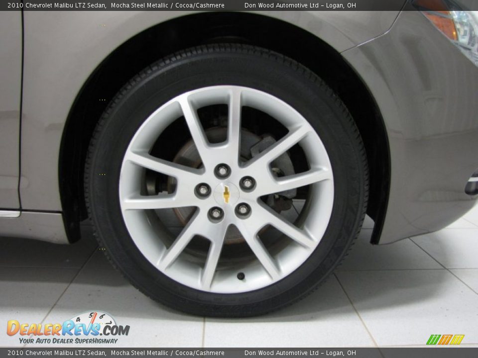 2010 Chevrolet Malibu LTZ Sedan Mocha Steel Metallic / Cocoa/Cashmere Photo #24