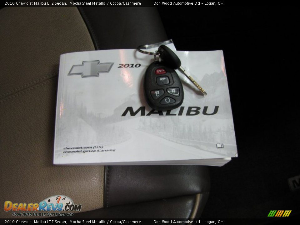 2010 Chevrolet Malibu LTZ Sedan Mocha Steel Metallic / Cocoa/Cashmere Photo #28