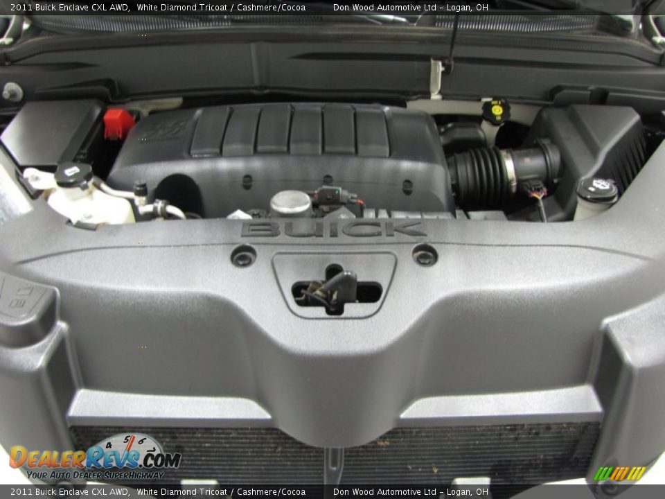 2011 Buick Enclave CXL AWD White Diamond Tricoat / Cashmere/Cocoa Photo #5