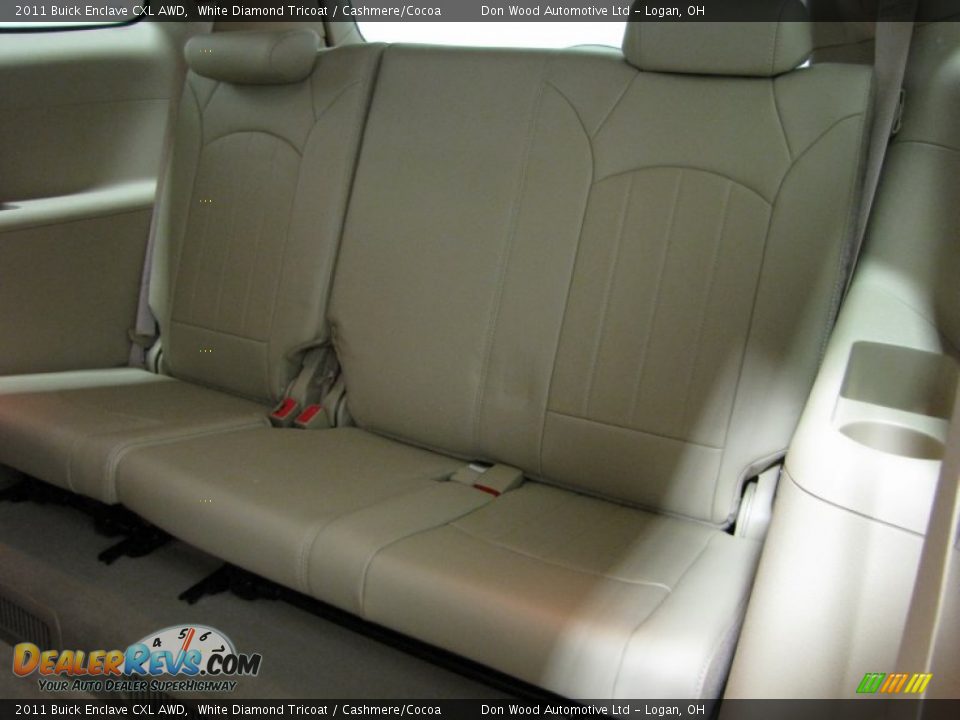 2011 Buick Enclave CXL AWD White Diamond Tricoat / Cashmere/Cocoa Photo #8