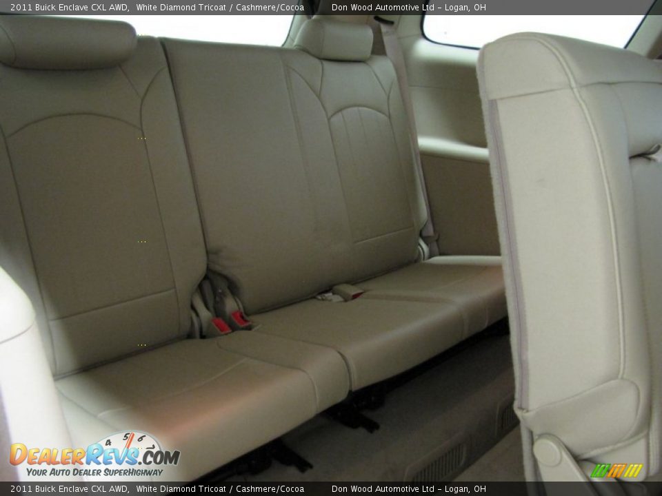 2011 Buick Enclave CXL AWD White Diamond Tricoat / Cashmere/Cocoa Photo #9