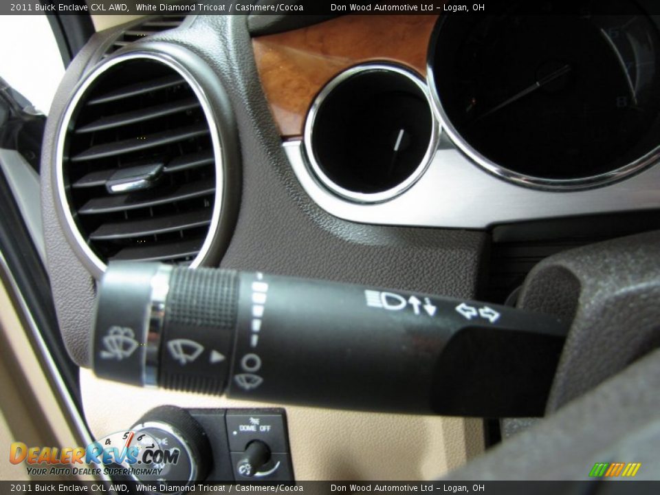 2011 Buick Enclave CXL AWD White Diamond Tricoat / Cashmere/Cocoa Photo #20