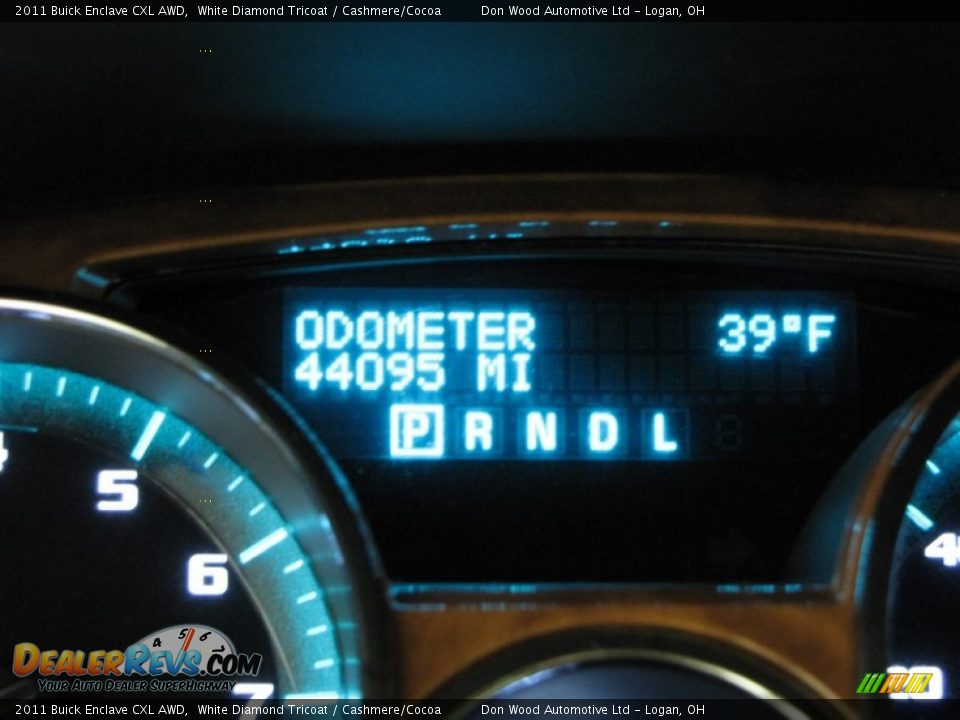 2011 Buick Enclave CXL AWD White Diamond Tricoat / Cashmere/Cocoa Photo #22