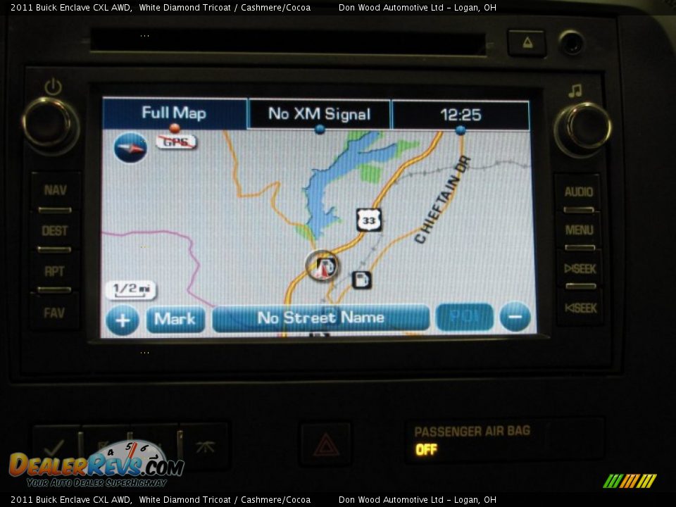 2011 Buick Enclave CXL AWD White Diamond Tricoat / Cashmere/Cocoa Photo #25