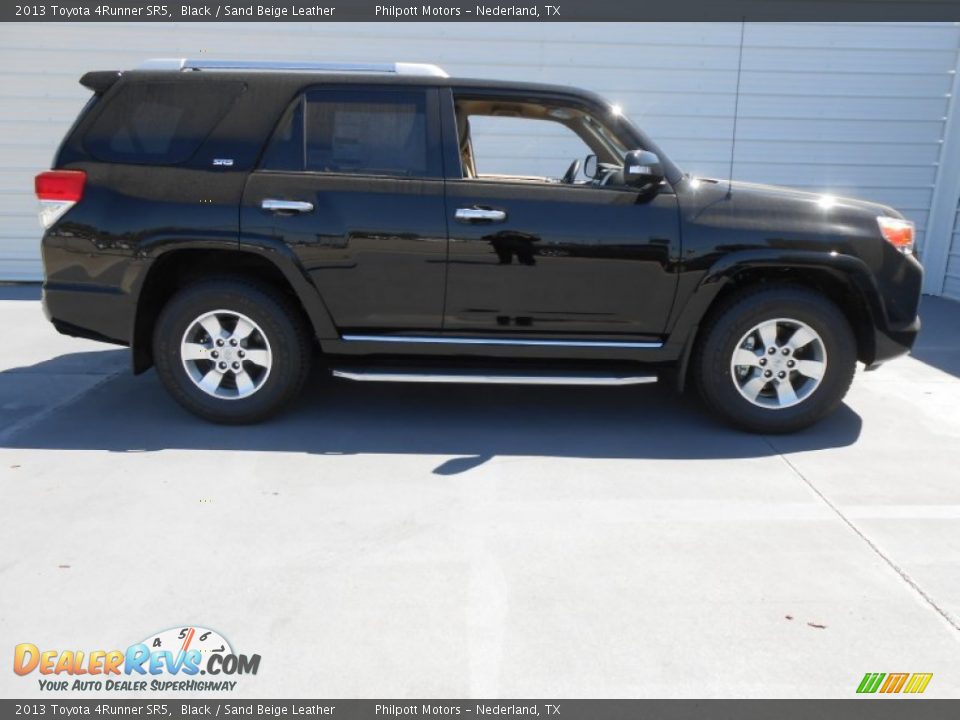 2013 Toyota 4Runner SR5 Black / Sand Beige Leather Photo #3