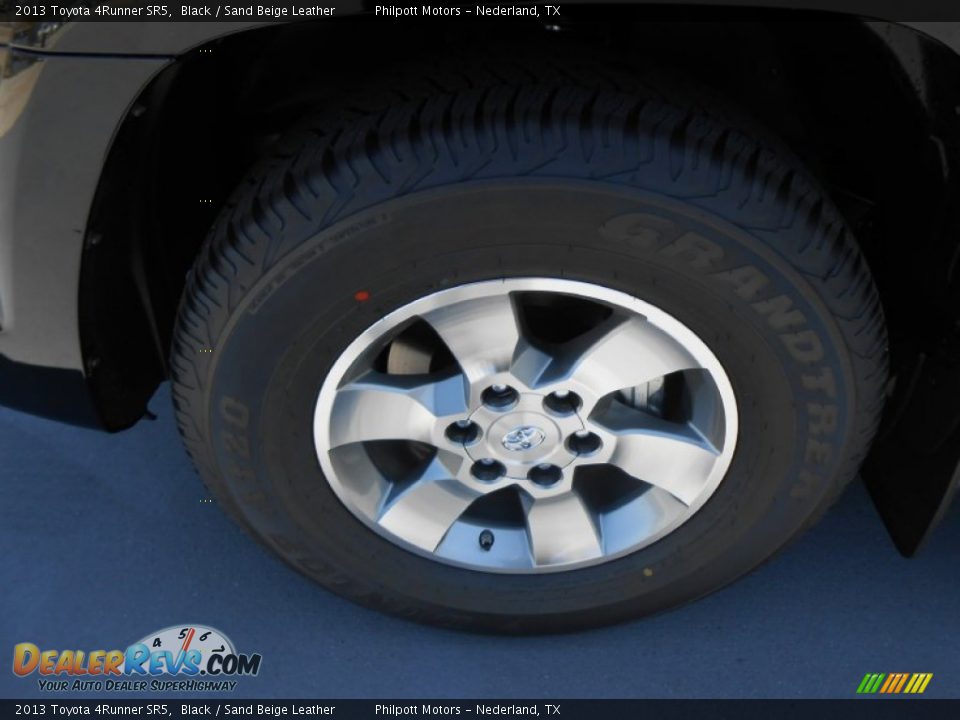 2013 Toyota 4Runner SR5 Black / Sand Beige Leather Photo #11