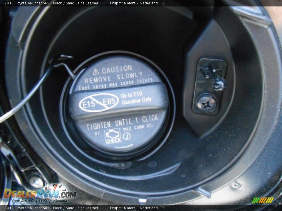 2013 Toyota 4Runner SR5 Black / Sand Beige Leather Photo #14
