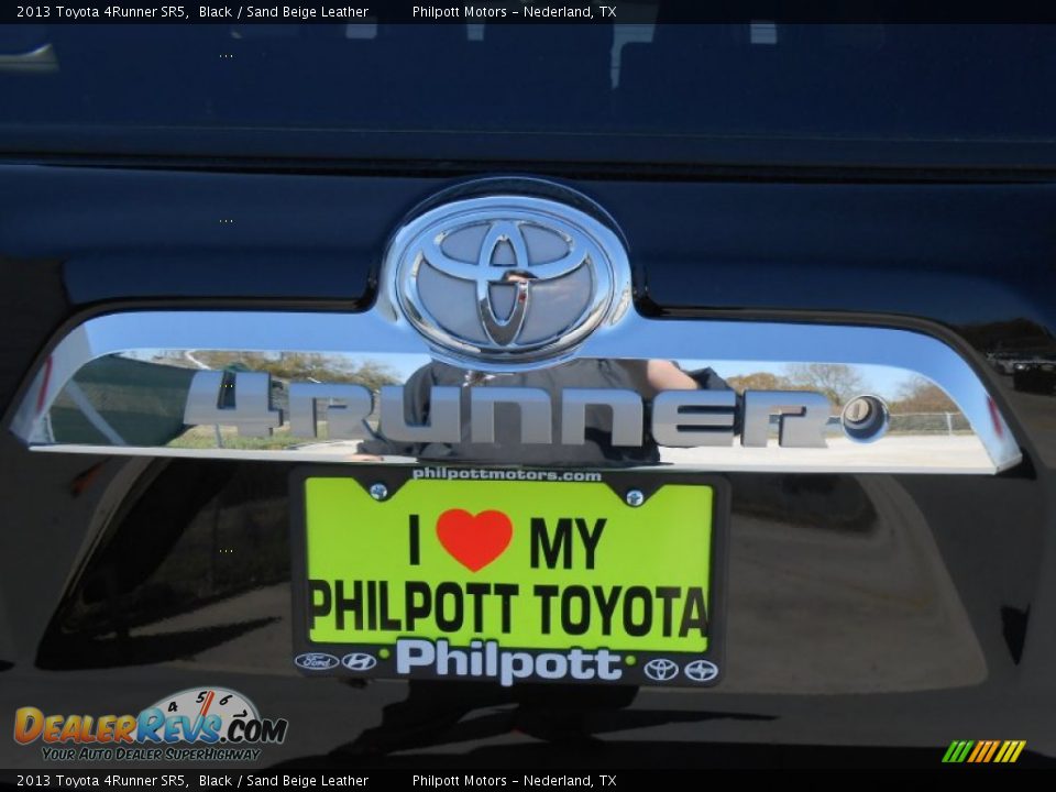 2013 Toyota 4Runner SR5 Black / Sand Beige Leather Photo #15