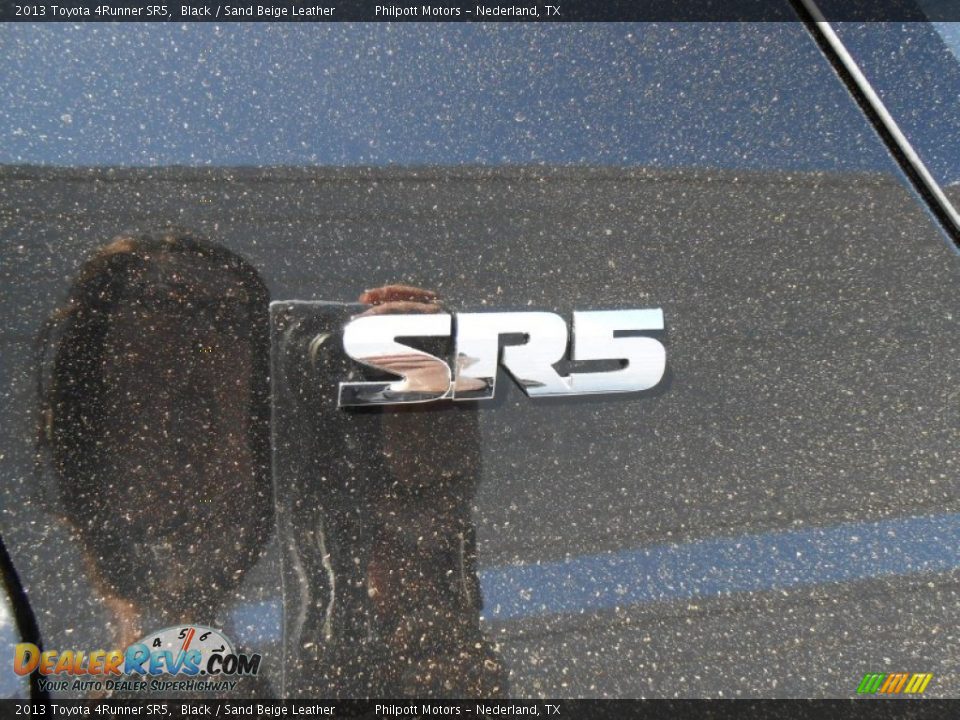 2013 Toyota 4Runner SR5 Black / Sand Beige Leather Photo #16