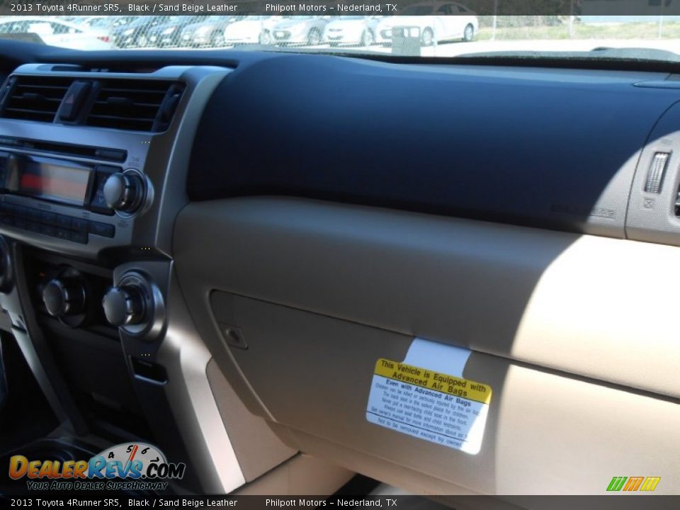 2013 Toyota 4Runner SR5 Black / Sand Beige Leather Photo #19