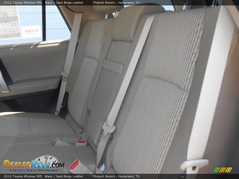 2013 Toyota 4Runner SR5 Black / Sand Beige Leather Photo #21