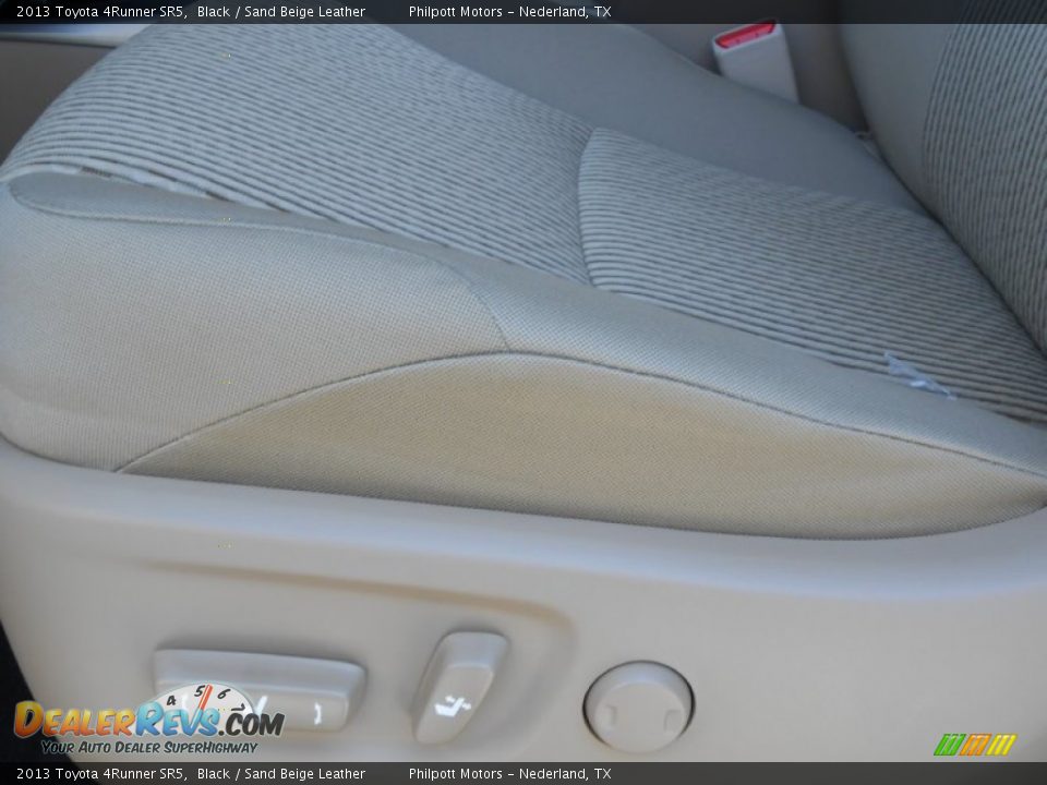 2013 Toyota 4Runner SR5 Black / Sand Beige Leather Photo #26