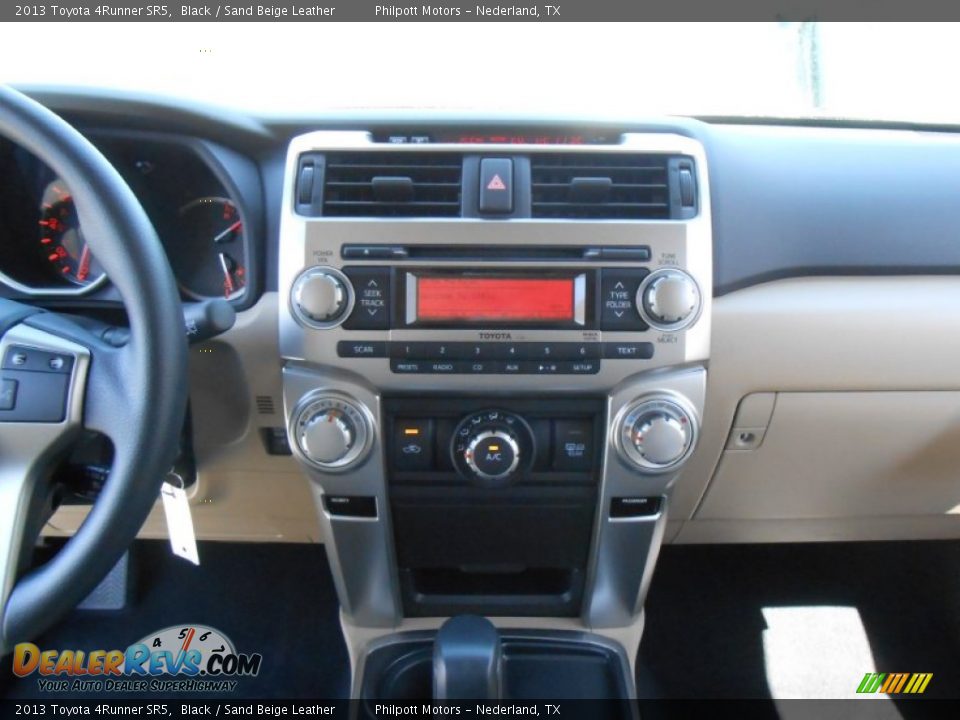 2013 Toyota 4Runner SR5 Black / Sand Beige Leather Photo #28