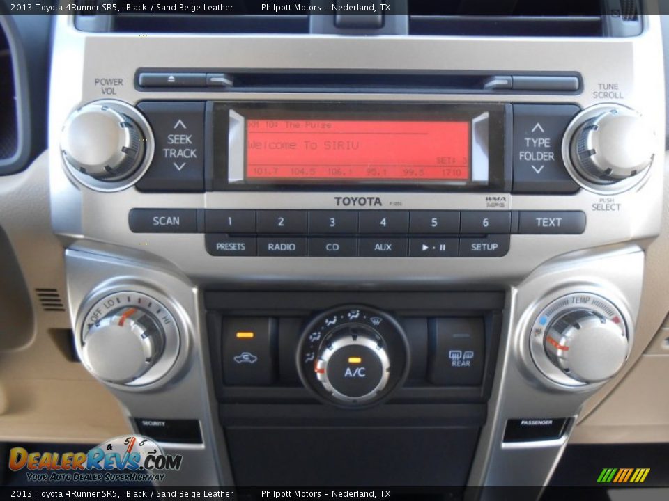 2013 Toyota 4Runner SR5 Black / Sand Beige Leather Photo #29