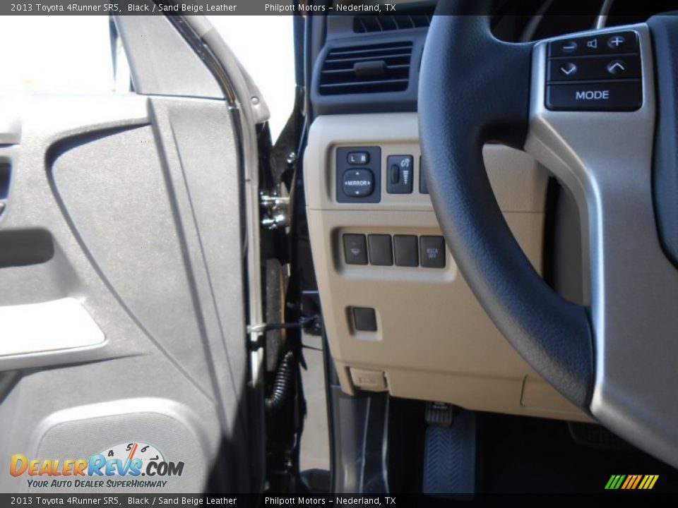 2013 Toyota 4Runner SR5 Black / Sand Beige Leather Photo #34