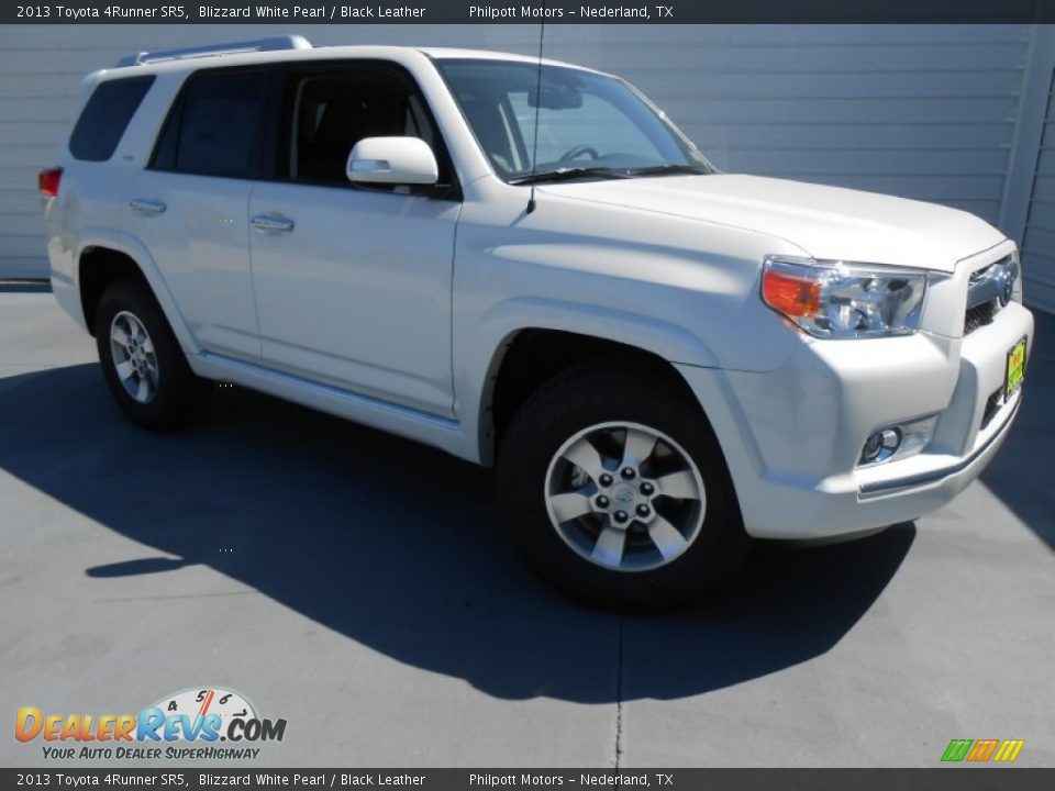 2013 Toyota 4Runner SR5 Blizzard White Pearl / Black Leather Photo #1