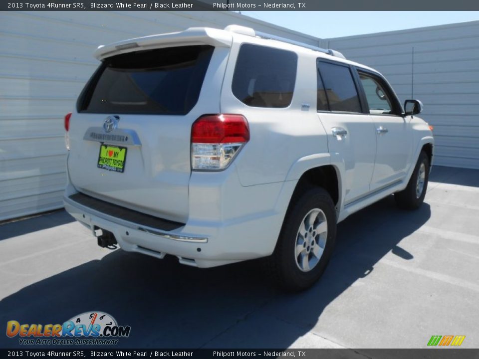 2013 Toyota 4Runner SR5 Blizzard White Pearl / Black Leather Photo #4