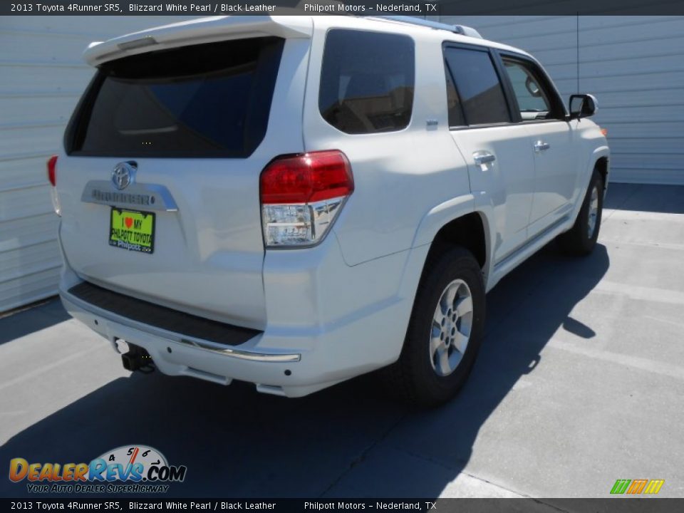 2013 Toyota 4Runner SR5 Blizzard White Pearl / Black Leather Photo #6